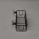 Metal Wire Shower Basket  Wall-Mounted Storage Organizer 