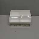 Alipis Transparent Drawer Type Storage Box Indoor Organizer for Stationery Craft Supplies Accessories Easy to Clean and Use for Office Bedroom Bathroom Storage, White 