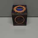 Windproof Ashtray with Lids Metal Portable Cigarette Ashtray for Outdoors and Indoors Use, Hand Stamped Pattern Nice Gift for Men and Women (Navy Blue)