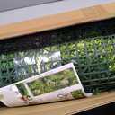 ODTORY Artificial 3D Hedge Grass Wall & Privacy Backdrop Screen, 40"x120" UV-Anti Faux Greenery Boxwood Ivy Panels, Realistic Fake Plants with Green Leaves for Fence Balcony Wedding Home Decor