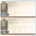NeatiEase 4 Set Peel and Stick Wall Molding Trim Kit, 16" x24" Premade Wainscoting Panels, Self Adhesive Moulding Panel for Interior Walls Picture Frame