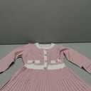 GRACE KARIN Girls Sweater Fall Dress Long Sleeve Knit A Line Contrast Casual Winter Dresses 6-14Y