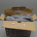 Heated Blanket Electric Blanket, Cozy Faux Rabbit Fur & Soft Flannel Warm Heater Throw Blanket with 5 Fast Heating Levels &10Hours Auto-Off Over-Heat Protection50" x 60" (Grey)