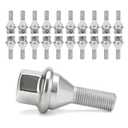 20pcs Wheel Lug Bolts M12x1.25 for 2014-2022 Jeep Cherokee, Upgrade 19mm Hex Length 28mm, Replace# 611-005 Compatible with Dodge Dart, Compass, Renegade, Chrysler