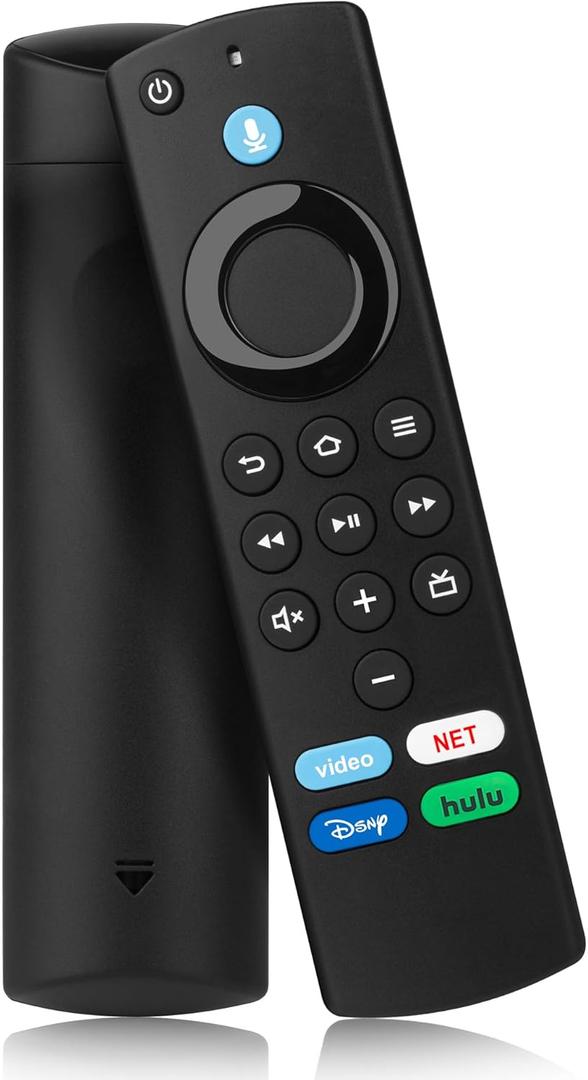 Replacement Voice Remote Control Compatible with Fire Smart TV Stick(2nd Gen/3rd Gen), Smart TV Stick(Lite/4K/4K Max/Cube/HD), Smart TVs 3rd Gen N0t for Samsung/ROKU-TVs Black