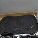 AXV Vibration Plate Fitness Platform Exercise Machine Vibrating Lymphatic Drainage Shaking Workout Full Body Shaker Vibrate Stand Shake Board Sport Gym Pad for Weight Loss Fat Burner for Women Men