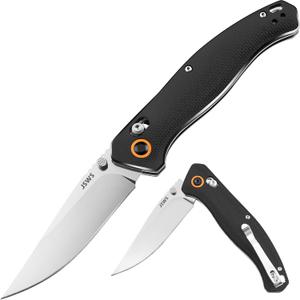 Tactical Knife Pocket Folding Knife 3.7'' Blade Micarta Handle Axis Lock 440C Stainless Steel Camping Knife Perfect for Fishing Hiking Survival Gifts for Men Women