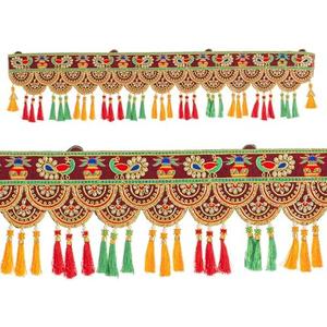 Toran Bandanwaar Decoration Traditional Decorative Hanging for Wall Door Home Temple Festival Wedding Function Party Décor and Gifting (Kalash)