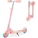 TENBOOM Scooter Toys for Kids Ages 6-12/3-5, Christmas Birthday Gifts for Girls Boys, Easy Folding Kids Scooter with 3 Levels Adjustable Handlebar