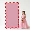 Leinuosen 6ft Strawberry Baby Shower Party Decorations Pink Red Birthday Party Cardboard Cutouts Coquette Christmas Cherry on Top Baby Shower Cutout Stand Decor for Bachelorette Bridal, 70.87 x 39.37 inches
