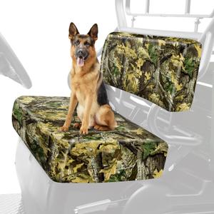 BORDAN UTV Seat Cover Camo for Kawasaki Mule, Waterproof Seat Cover Set for Kawasaki Mule 2009-2025 4000 4010/2001-2008 3000 3010, Heavy Duty 1680D Full Protection Outdoor Camo Cover(2 PCS)