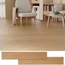 Peel and Stick Floor Tile, 36 Pcs 54 Sq.Ft Waterproof Wood Grain Luxury Vinyl Plank Flooring, Easy DIY Self Adhesive Vinyl Floor for Kitchen, Living Room, Bedroom, RV, Natural Beige Oak