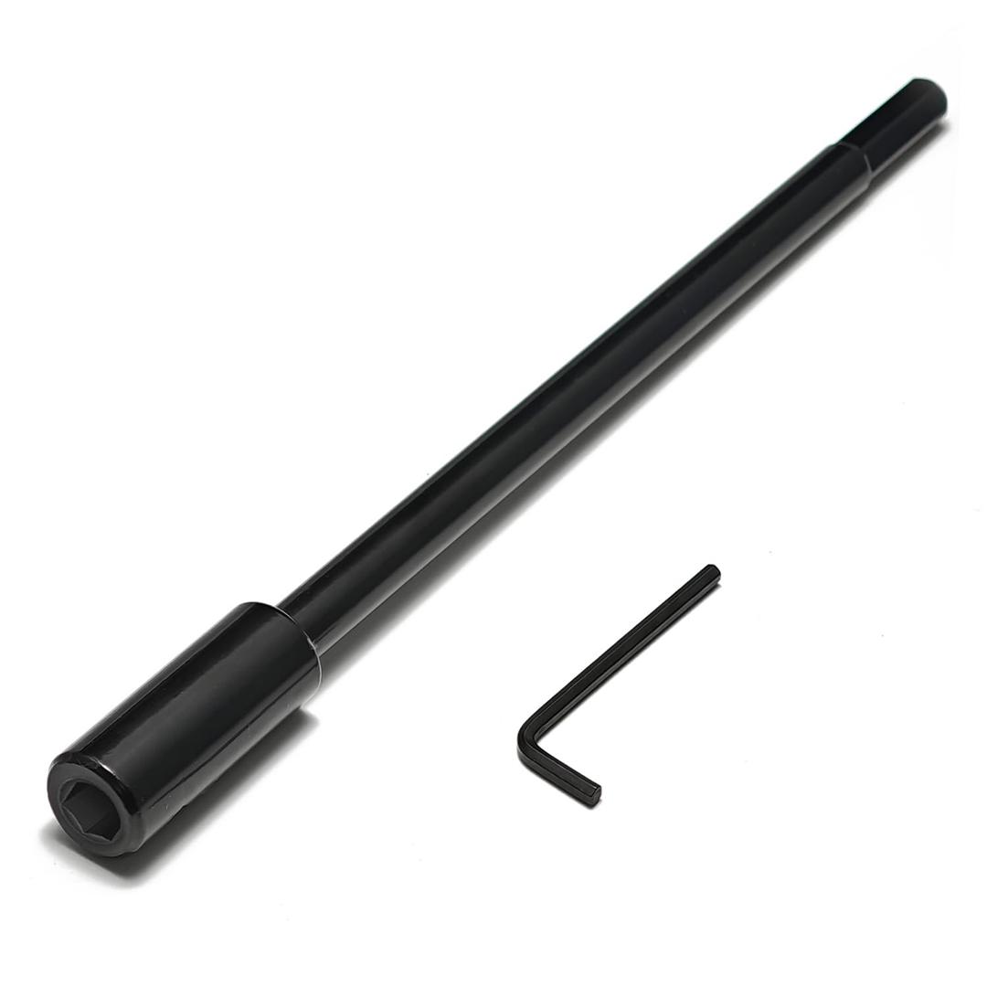 10 Inch Forstner Bit Extension Hole Saw Extension for 3/8" Drill Bit Extension,Adding Over 8-3/4 inches of Drilling Depth (10" for 3/8" Hexagonal Shank)