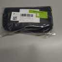 SaphiRose Long Sleeve Rain Jacket Extra Length Waterproof Rain Poncho with Hood and Pockets for Adults (Black, S)