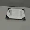 6" X 4" 3-Way AIR Supply Grille - Vent Cover & Diffuser - Flat Stamped Face - White [Outer Dimensions: 7.75"w X 5.75"h]