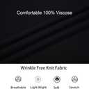 Alex Vando Mens Knit Polo Shirts Long Sleeve Sweater Casual Fashion Classic Button Down Polo Shirts (Medium, Black/White)