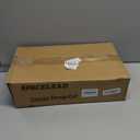 SPACELEAD 3 Tier Rolling Cart with Wheels, Storage Craft Art Trolley Organizer Serving, 3 Hanging Baskets Easy Assembly, for Office, BathroomLiving Room, Kitchen, White