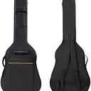 41 Inch Padded Acoustic Guitar Backpack Water-Resistant Thick Gig Bag Soft Cover Black Electric Guitar Gear Bag Kids Guitar Travel Case Dual Adjustable Shoulder Strap Bag with Zipper