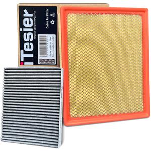 Cabin & Engine Air Filter kit for Tacoma (2024 2025 2026) 2.4L, 4Runner (2025-2026) 2.4L, Replaces 17801-0P050, 87139-50110