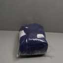 Hiasan Blackout Curtains with White Sheer Overlay, Mix & Match Double Layer Thermal Insulated Grommet Top Window Curtains for Bedroom, Living Room, 2 Drape Panels with Tiebacks,Navy Blue,42W X 96L