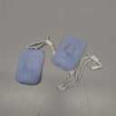 2X Wii Silicone Case Cover with Wrist Strap for Wii Remote Controller (White)