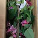 Erimda 4FT Artificial Bougainvillea Tree Artificial Tree Tall Potted Fake Bougainvillea Trees for Outdoor Indoor Lifelike Potted Faux Plants with Wood Trunk and Flowers Office Wedding Home Decor