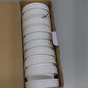 AOZITA 10 WIDE Mouth & 10 REGULAR Mouth Mason Jar Lids - 20 Pack Food Grade Plastic Mason Jar Caps for Ball, Kerr and More Canning Jars - Leakproof & Dishwasher Safe - White