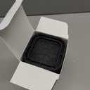 shouwuhho 6 Pack Furniture Risers Adjustable Bed Risers Heavy Duty Lifts Height 1", Square Stackable Bed Risers 1, 2 or 3 Inch for Desk Leg Table Couch Sofa Chair Bed Frame Legs Dorm, Black