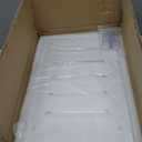 Acrylic Shower Bench for Inside Shower 10.04" D X 15.55" W X 16.14" H, Heavy Duty (Hold Up to 300lbs) Bathroom Shower Stool with Storage Shelf, for Shaving Legs & Spa, Waterproof Non-Slip