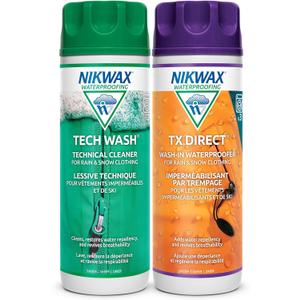 Nikwax Hardshell Cleaning & Waterproofing Duo-Pack