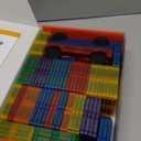 Gemmicc 100 PCS Magnetic Tiles with 2 Cars, STEM Approved Educational Magnet BuildingToys, Magnet Puzzles Stacking Blocks for Boys Girls