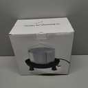 4.28L Heated Chicken Waterer - Winter Freeze-Proof Heated Poultry Waterer, 84W Hanging Chicken Water Heater with 4 Detachable Leg Support, Poultry Water Fountain for Chickens, Ducks Round