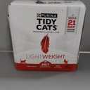 Purina Tidy Cats LightWeight 24/7 Performance Odor control, Multi-Cat, Clumping, 99.9 Percent Dust Free Cat Litter - 17 lb. Box