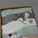 CandyHome 12 PCS Baby Bath Towels Set for Infants Toddlers, 4 PCS Animal Hooded Baby Towels & 8 PCS Washcloths Set, Ultra Absorbent Cute Soft Newborn Bath Essentials Gifts for Boys & Girls (Green, Grey, Brown, White)