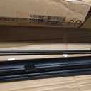 sunoff Outdoor Roller Shades, Cordless Patio Roller Up Blinds with Shade Cloth for Porch Gazebo Pergola Balcony Backyard, 2 Poles & 1 Fabric, Mocha, 96" Wx96 H