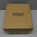 Cesun Small Bathroom Trash Can 2.1 Gallon Wastebasket, Modern Metal Garbage Can Office Waste Basket, Matte Black Stainless Steel Trash Bin for Bedroom, Home Office, Toilet, rv, Near Desk, Under Sink