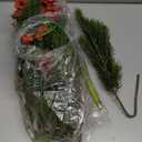 20PCS Fake Flowers UV Resistant Artificial Plants & Faux Shrubs  Outdoor Plastic Greenery Stems for Garden Porch, Window Box Planter, Home Decor(Pot Not Included)