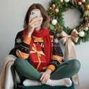 Ugly Christmas Sweater for Men & Women  Funny Vodka Bottle Pullover for Holiday, Party or Gag Gift (Medium, Tropical)