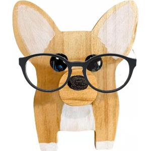Dnoifne Cute Eyeglass Holder Display Stand, Fun Puppy Dog Glasses Holder Stand, Animal Eyeglass Retainers, Creative Sunglasses Display, Cute Animal Design Gifts, Home Office Decoration