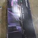 GTPLAYER Big and Tall Gaming Chair Breathable Fabric Computer Chair with Strong Lumbar Support, Comfortable Office Chairs with Pocket Spring Cushion, High Back Ergonomic Desk Chairs with Footrest (Black White)