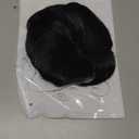 PHOCAS Short Hair Toppers for Women with Thinning Hair Magic Pixie Cut Toppers Hair Pieces Natural Synthetic Black Wiglets Hairpieces for Daily Use