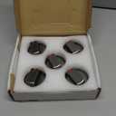 TOMOON DG64-00473B Gas Stove Knobs for Sam-Sung Black Stainless Steel Gas Range Knobs Replacement-Fits NX58H5600SS NX58M6850SG NX58J5600SG NX58J7750SG-5 Pack