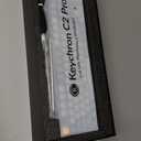 Keychron C2 Pro Wired Custom Mechanical Keyboard Full Size Layout QMK/VIA Programmable Macro White Backlit with Linear Red Switch OEM Profile Double-Shot PBT Keycaps for Mac Windows Linux