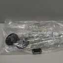 AddGrace Industrial Pipe Garment Rack Iron Wall Mounted Right Angle Corner Clothing Rack with Screws DIY Home Storage Display (Black) 18.1"