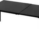 Nxconsu Cabinet Shelf Expandable Organizer Riser Rack for Kitchen Pantry Cupboard Under Sink Countertop Home Organization Extra Storage Space Saver Heavy Duty Metal Edgeless Design Black Large (10D * 14.56-24.6W * 8.46H)