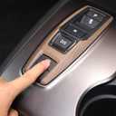 Gear Shift Button Frame Trim for Honda Pilot 2016-2022/ Ridgeline 2020-2023/ Passport 2019-2023, ABS Material Car Gear Shifter Button Panel Cover Decoration Accessories (Pear Wood Grain)