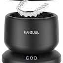 2025 Ultrasonic Retainer Cleaner for Dentures & Aligner, Durable Removable Base and Top Cover, Denture Cleaner Machine with 4 Modes for Mouth Guards, Jewelry, Rings (Black)