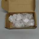 Homdiy 10 Pack Brushed Nickel Cabinet Knobs, Single Hole Dresser Pulls, Satin Nickel Knobs, Drawer Knobs, Silver Hardware for Door, Kitchen and Drawer