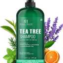Botanic Hearth Tea Tree Shampoo, Vitamin C, Peppermint, Lavender and Rosemary Oil, Fights Dandruff and Dry Scalp, 16 fl oz