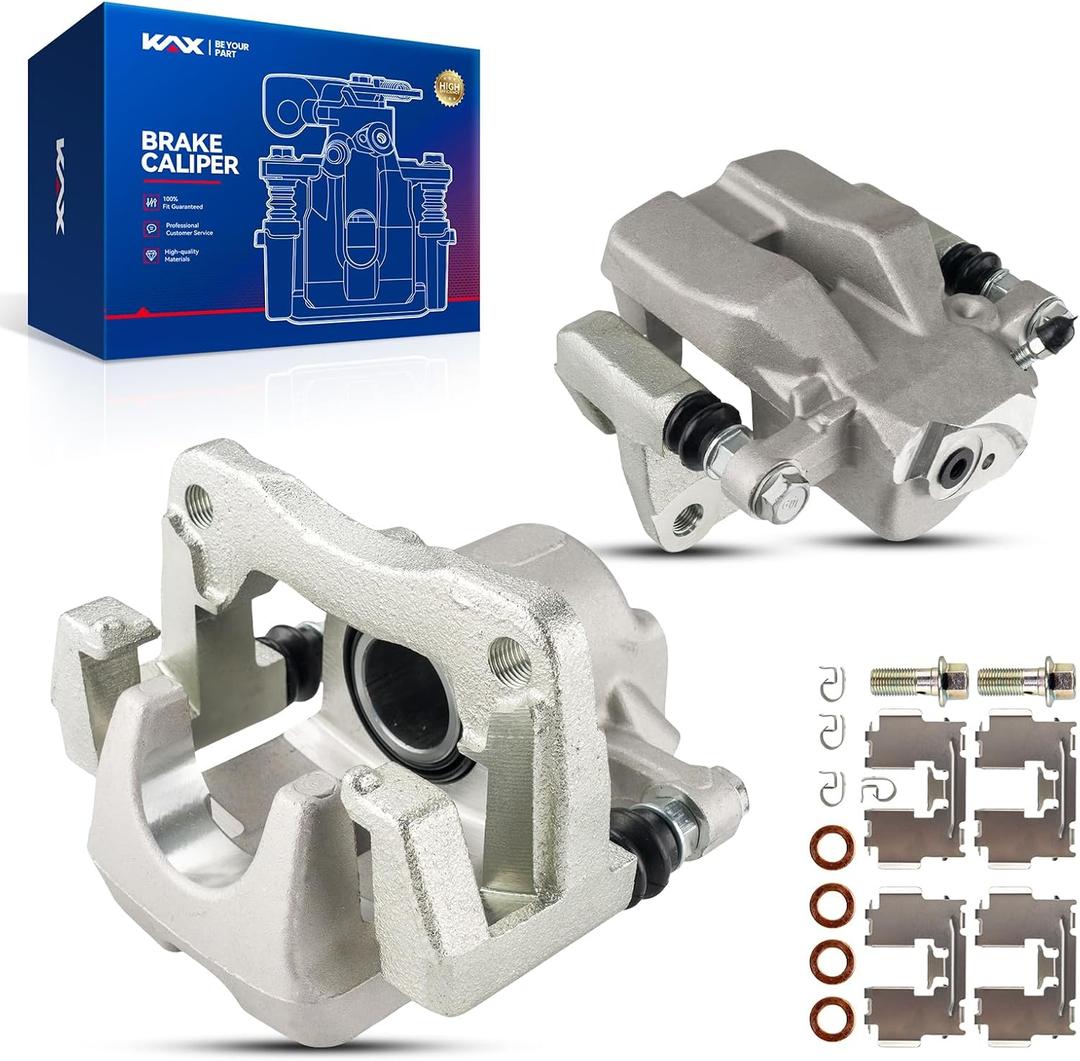 KAX 19B3192+19B3193 Brake Caliper Compatible with Toyota RAV-4 2006 2007 2008 2009 2010 2011 2012, Rear Disc Brake Caliper, Rear
